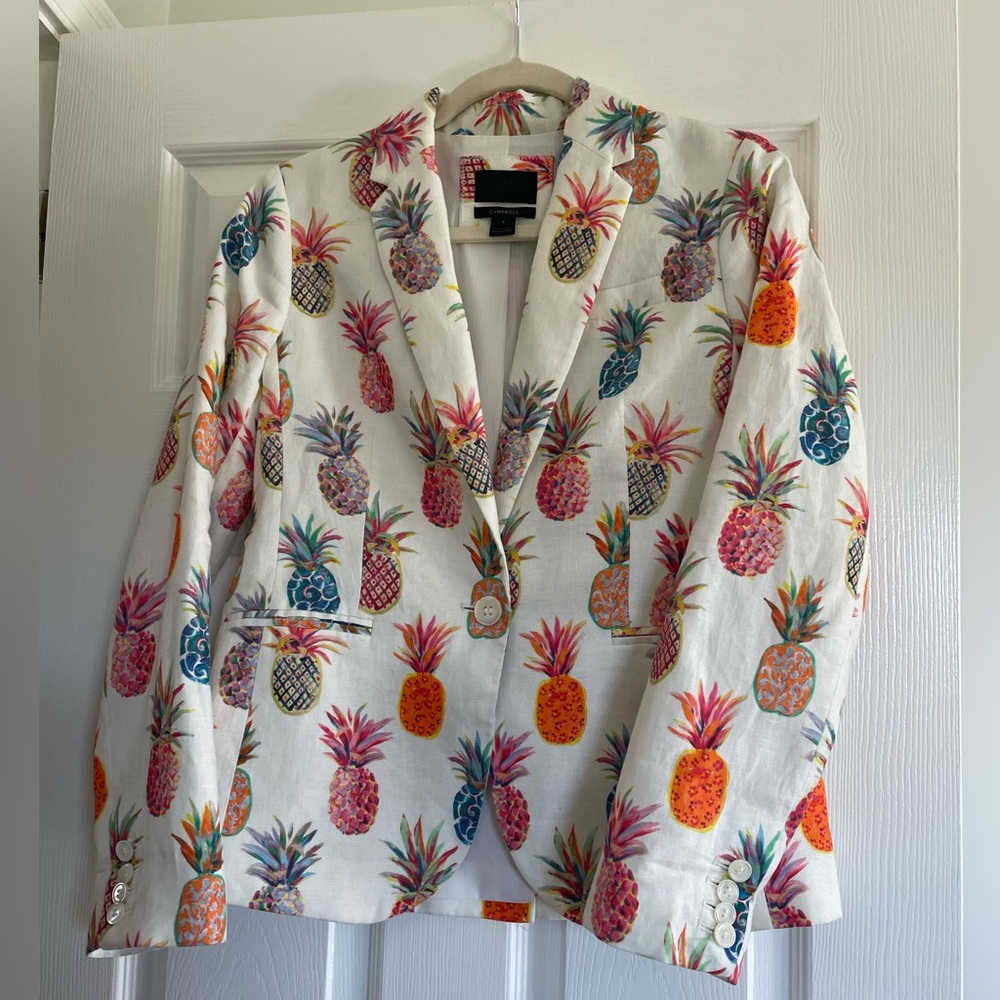 JCrew Collection Linen Blazer